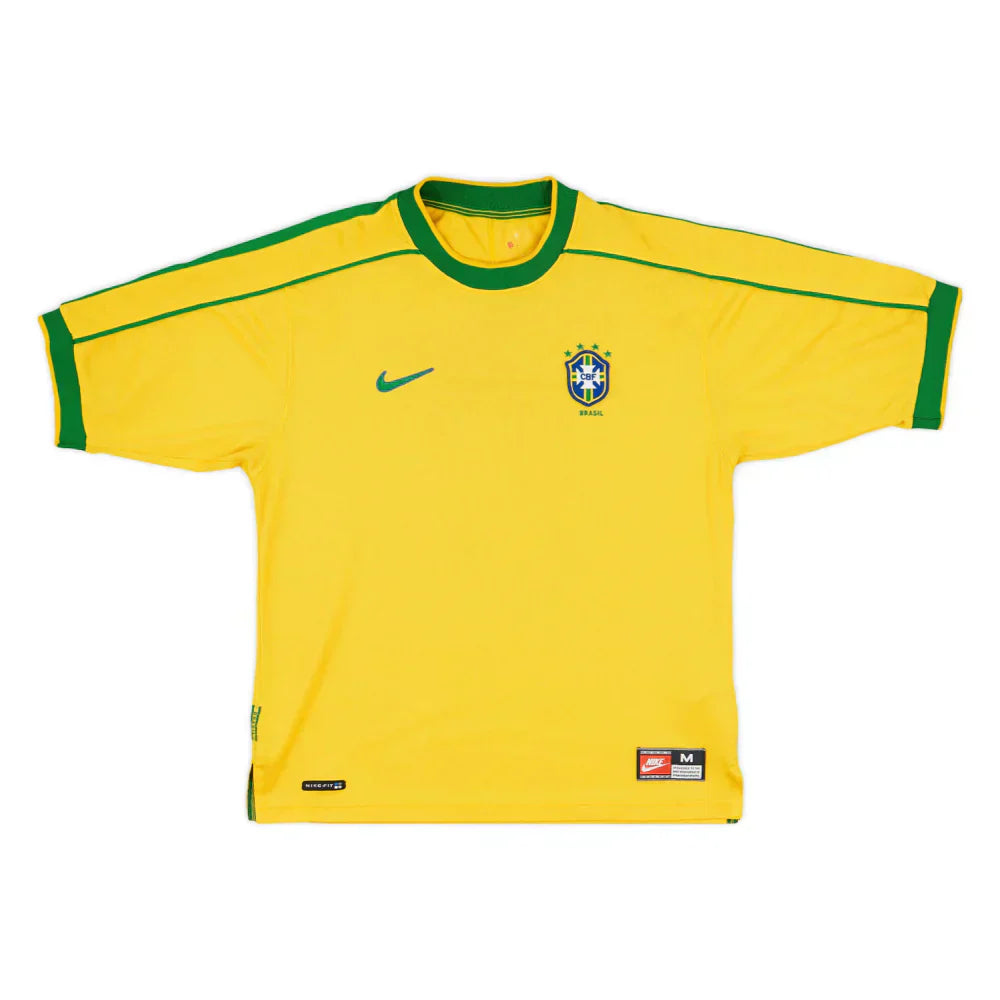 BRAZIL 1998 RETRO WC HOME SHIRT