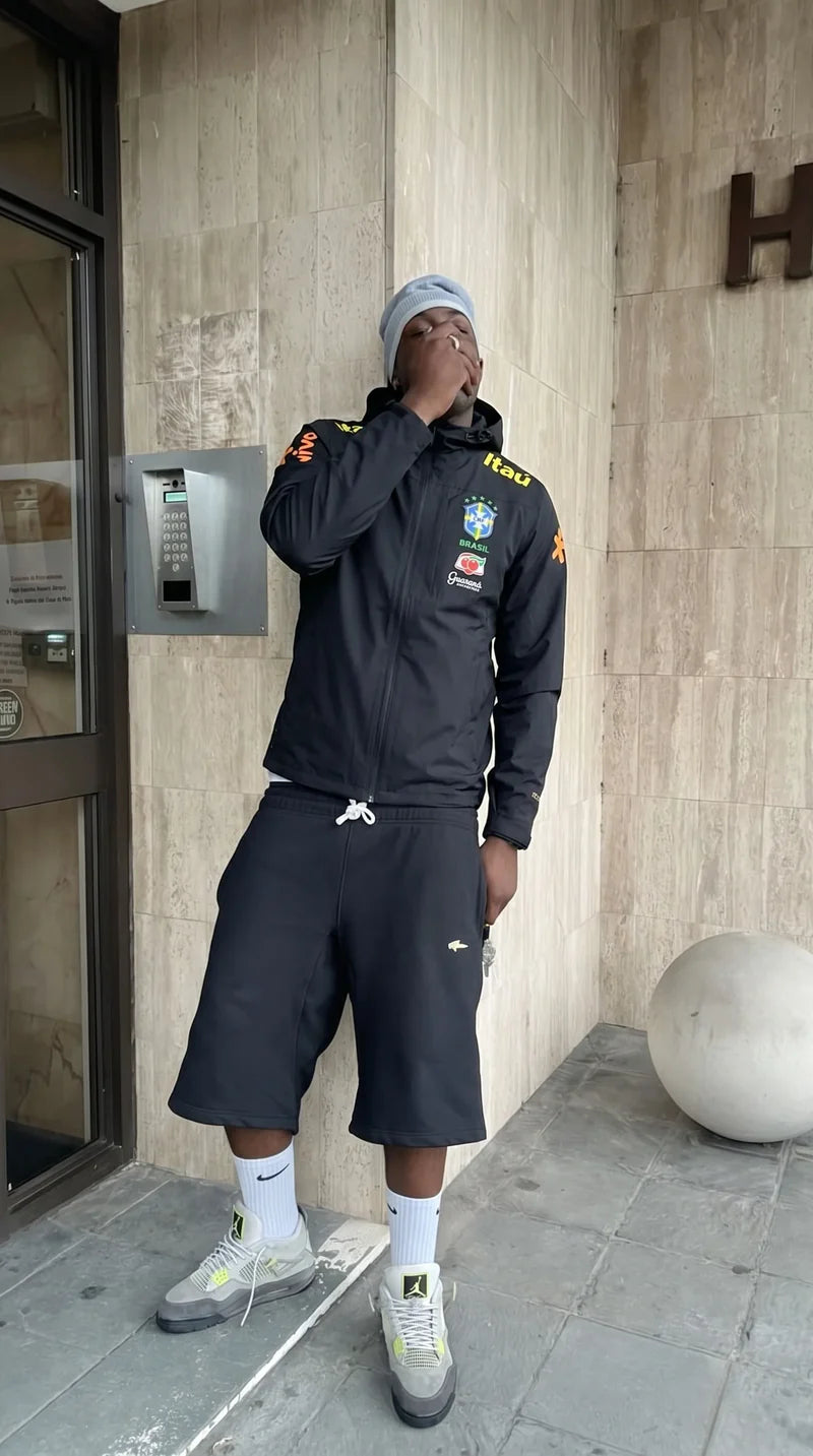 BRAZIL WINDBREAKER SCHWARZ